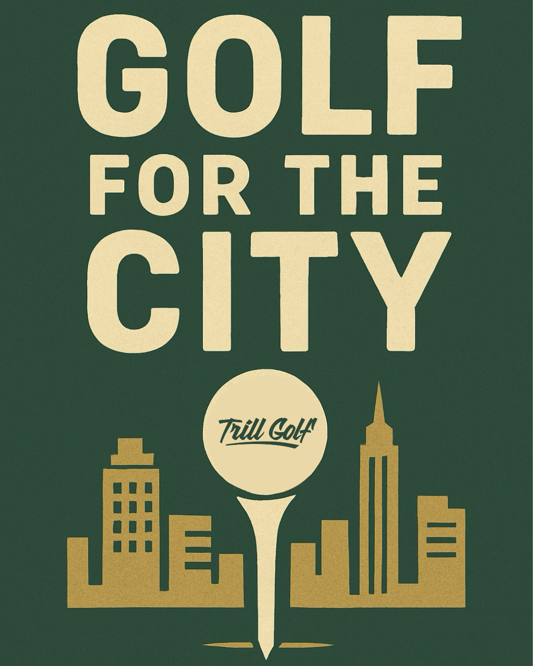Golf for The City Black Hoodie