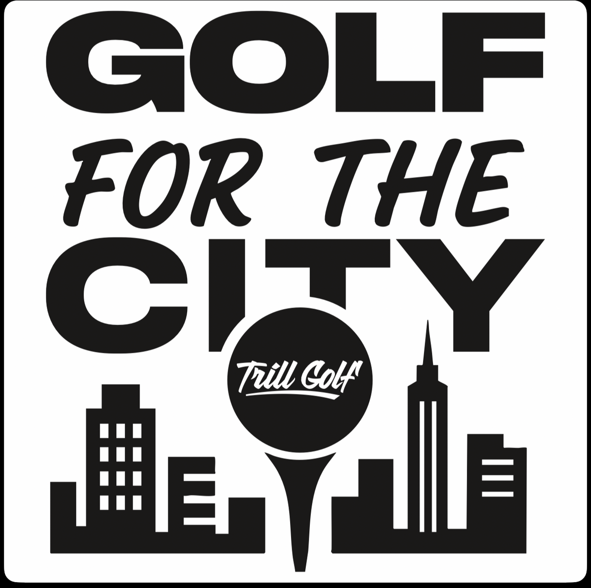 Golf for The City Black Hoodie