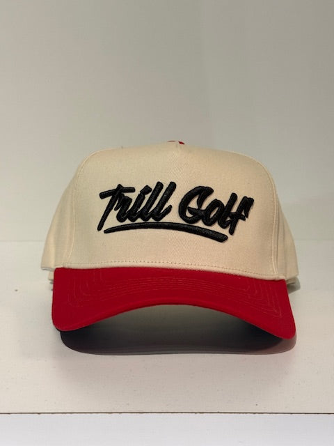 Trill Golf Two Tone Hat - Red
