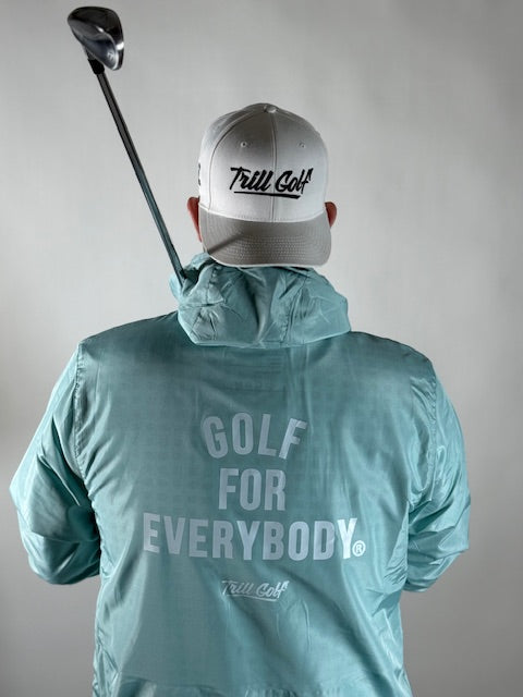 Trill Golf - Lightweight Rain Jacket - Aqua