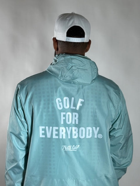 Trill Golf - Lightweight Rain Jacket - Aqua