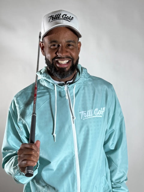Trill Golf - Lightweight Rain Jacket - Aqua