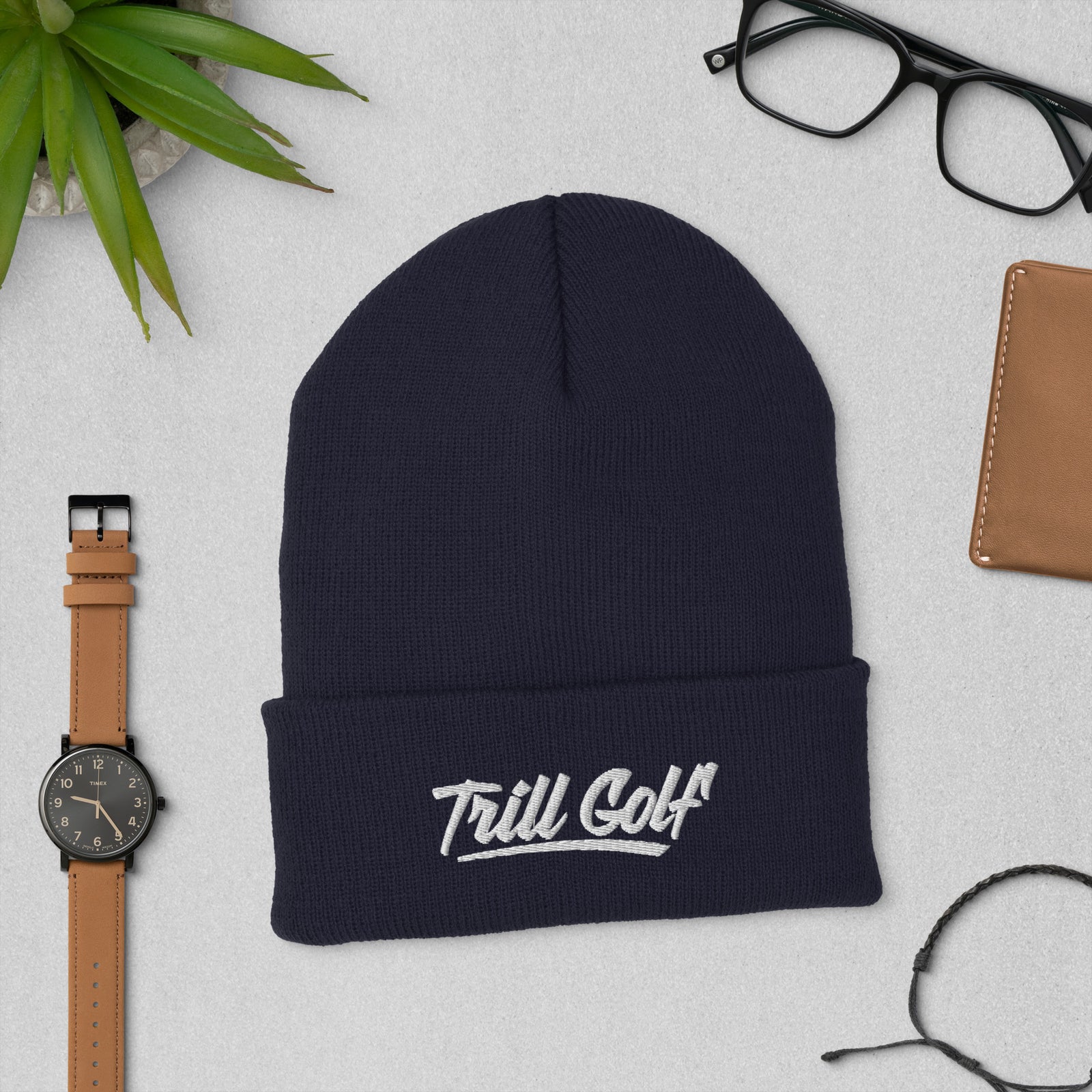 Trill Golf Beanie - Navy