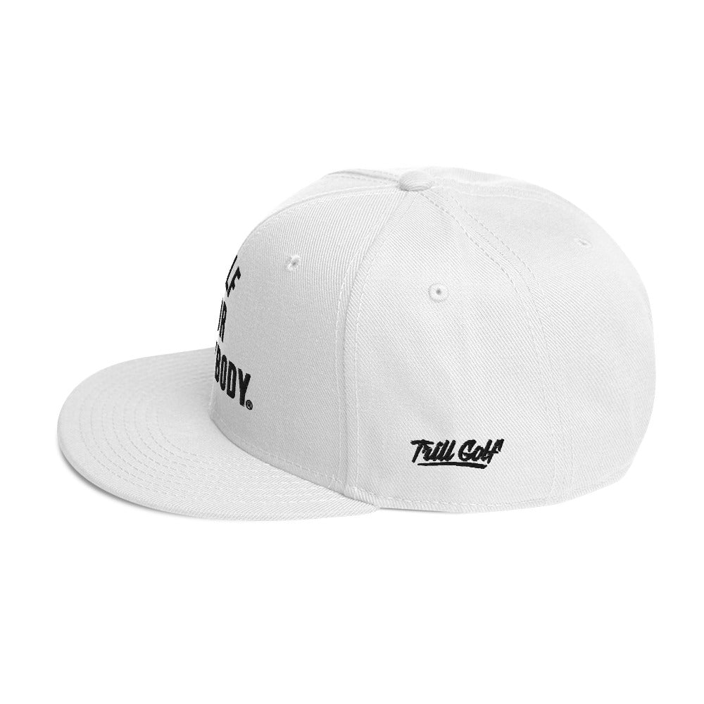 Golf For Everybody - Snapback Hat - White
