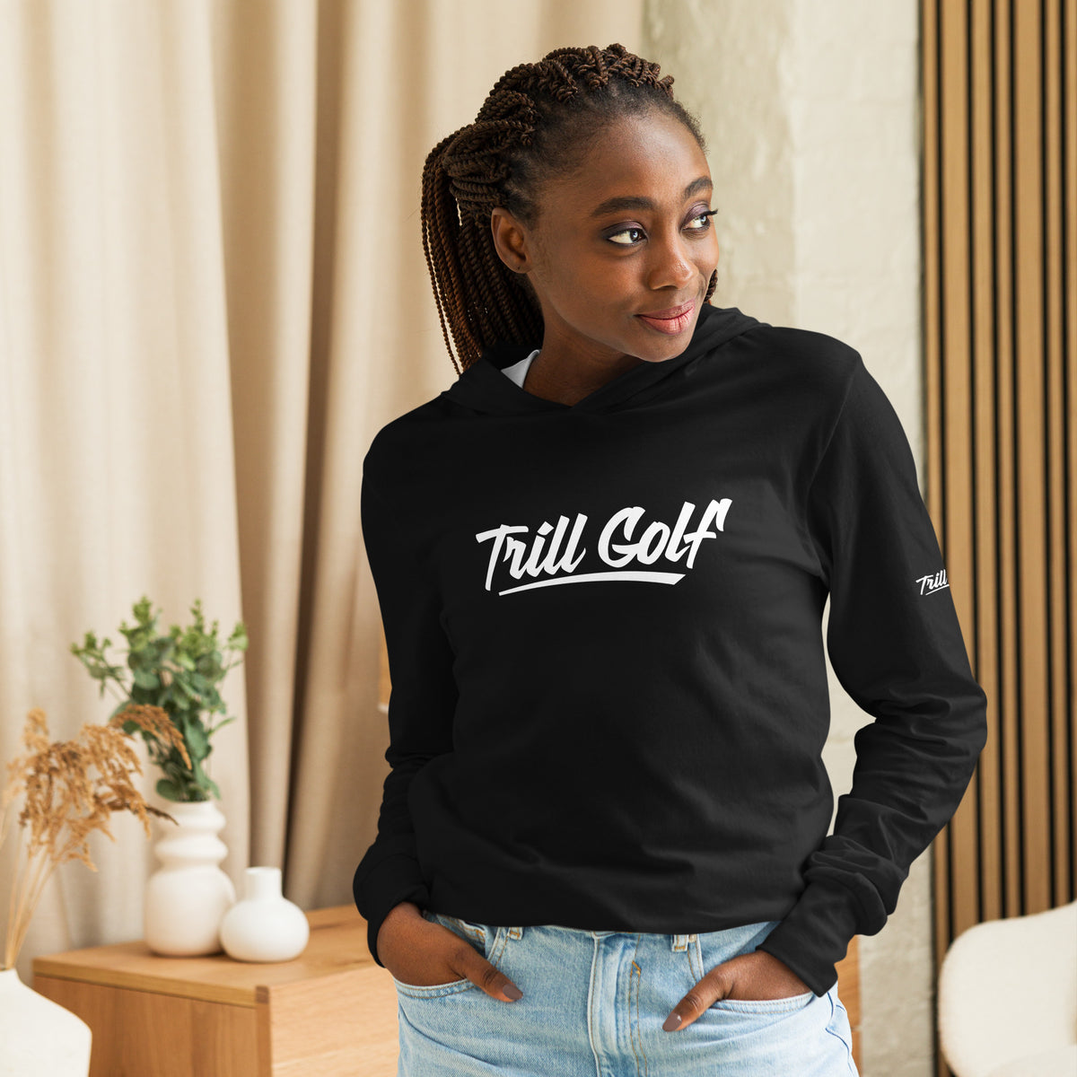 Trill Golf - Hooded Long-Sleeve Tee