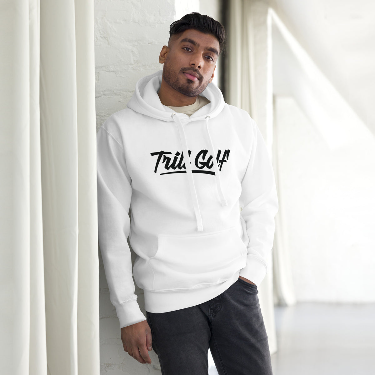 Tril Golf - White Hoodie