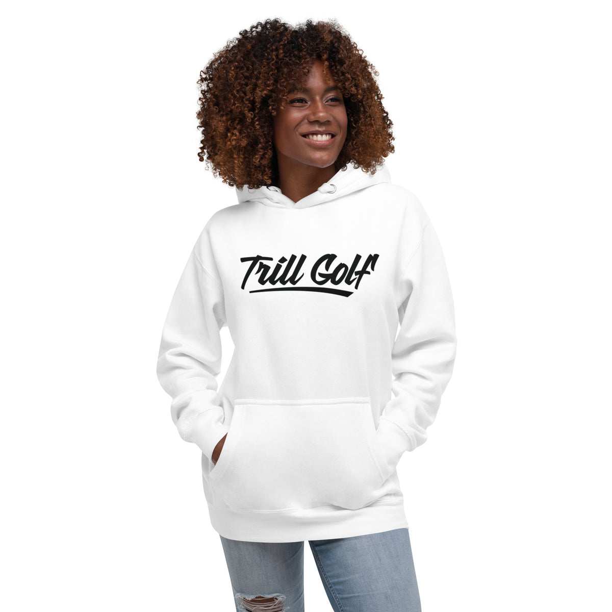 Tril Golf - White Hoodie