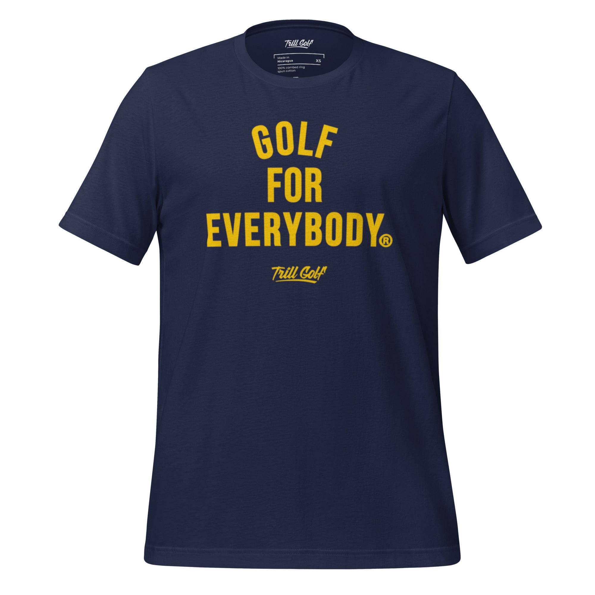 Trill Golf - Golf For Everybody T-Shirt - Maize & Blue