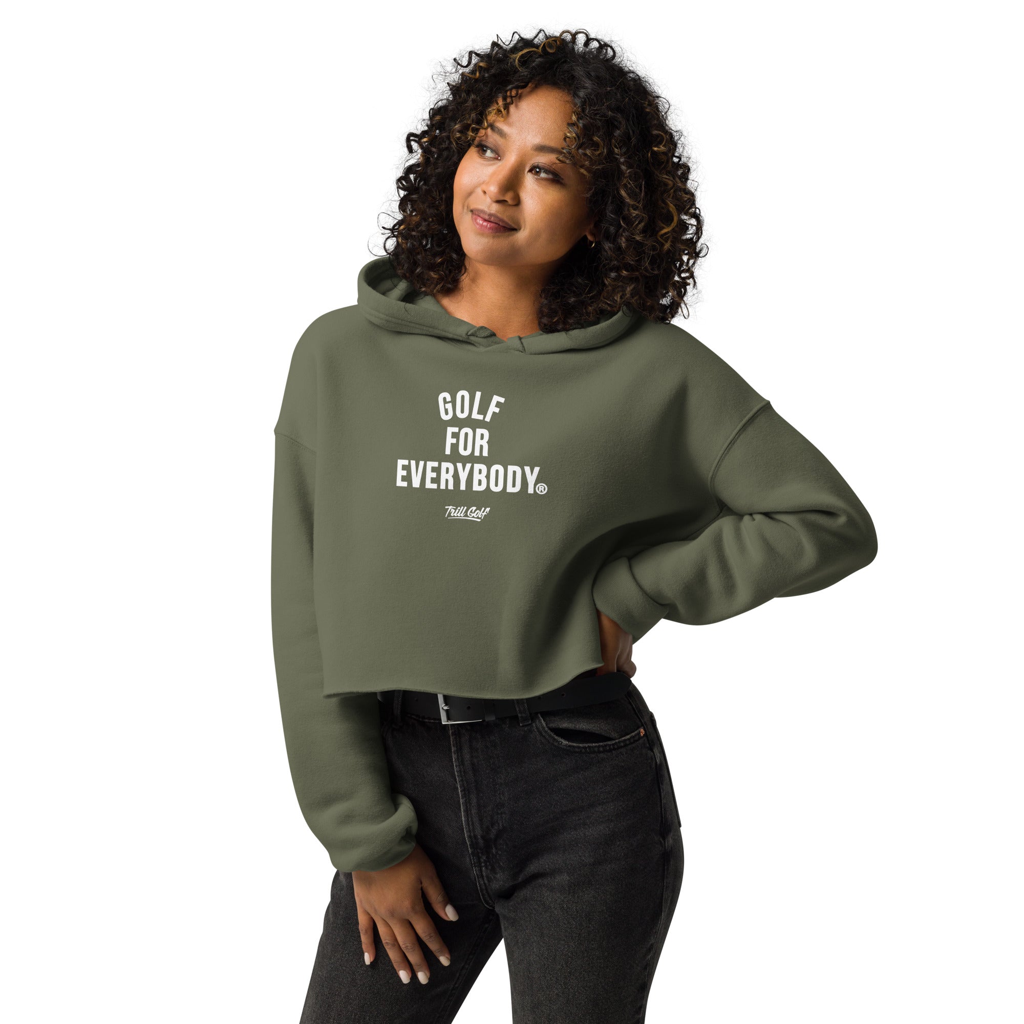 Trill Golf - Golf For Everybody Women's Cropped Hoodie