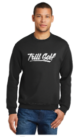 Trill Golf Fleece Crewneck - Black