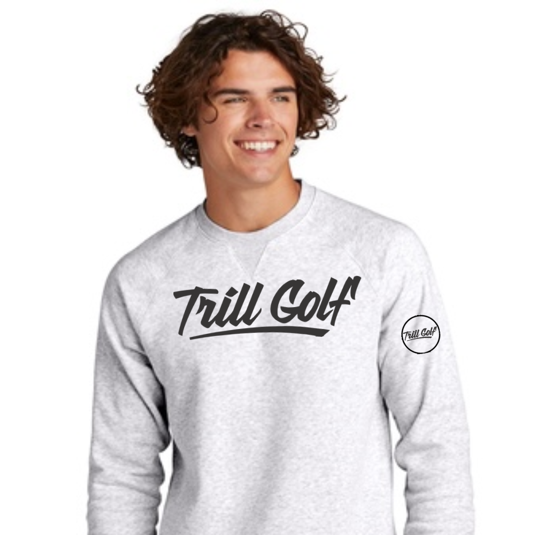 Trill Golf Fleece Crewneck - Grey