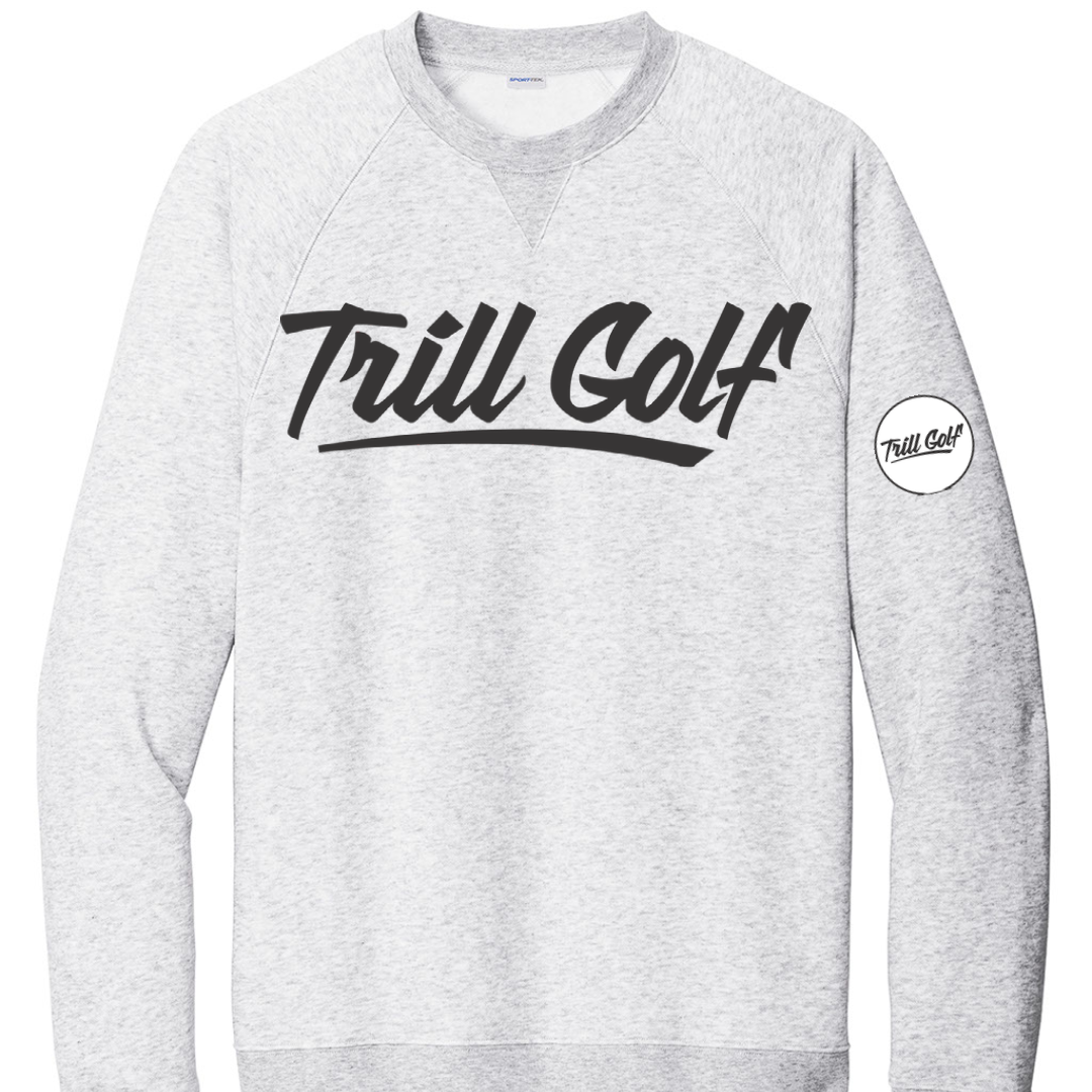 Trill Golf Fleece Crewneck - Grey