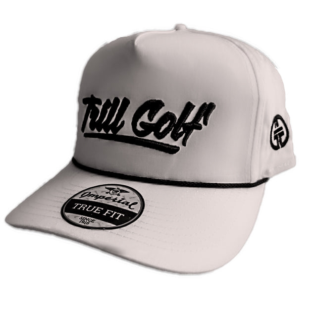 Trill Golf Rope Hat - White/Black Rope